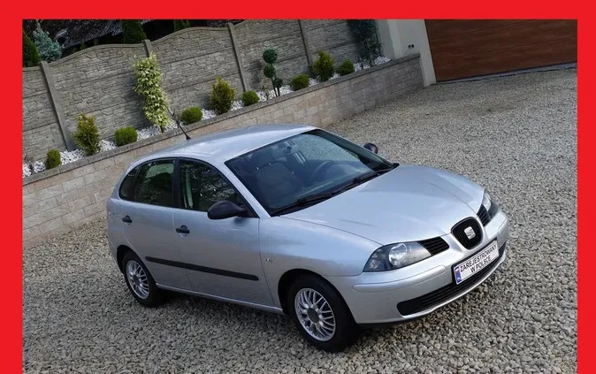 śląskie Seat Ibiza cena 9499 przebieg: 167000, rok produkcji 2004 z Pasym